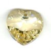 1 14mm Preciosa Blond Flare Heart